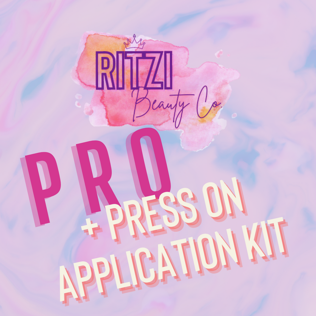 Premium Press On Application Kit - Bundle - Ritzi Beauty Co. -Nail Kits